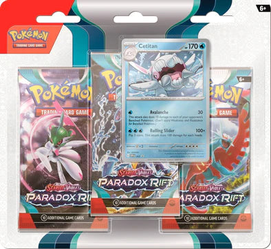 cetitan Blister 3 Sobres Paradox Rift | POKÉMON | Inglés