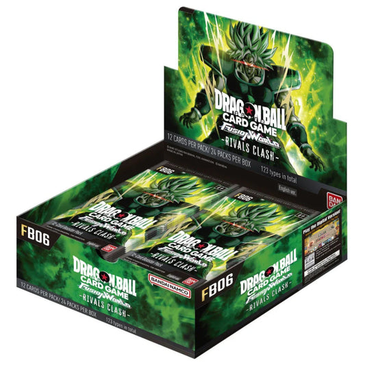 Booster Box FB06 | Rivals Clash | Fusion World | DRAGON BALL | Inglés