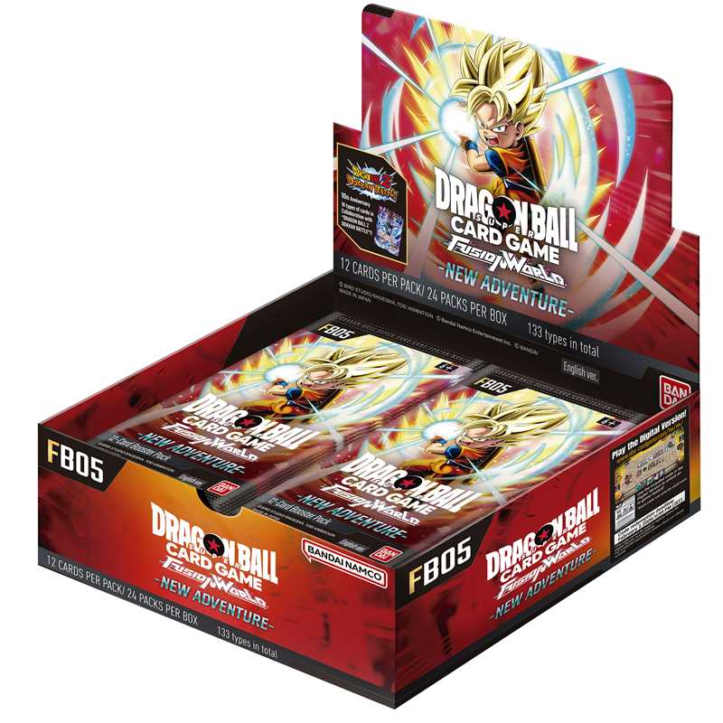 Booster Box FB05 | New Adventure | Fusion World | DRAGON BALL | Inglés