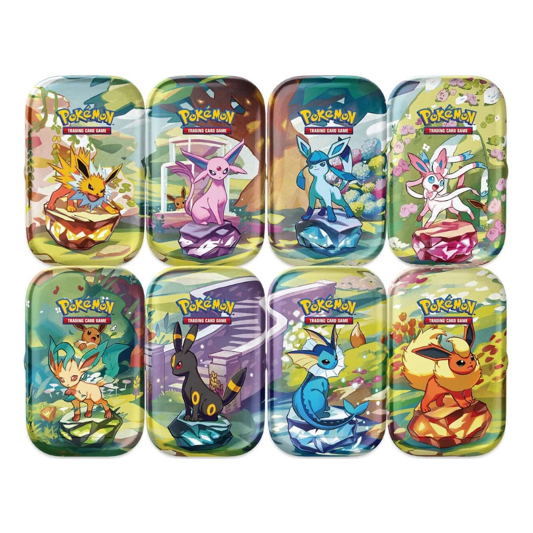 Mini Lata Evoluciones Prismáticas | POKÉMON | Español – ForeverTCG