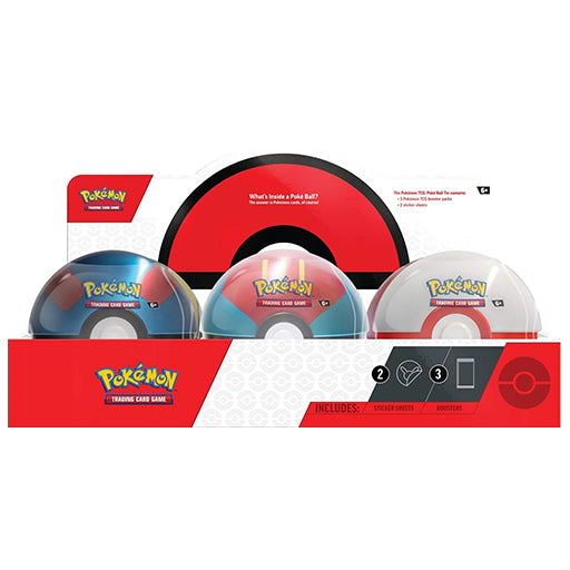 Case Pack x6 Poke Ball Tin Q3 | POKÉMON | Inglés