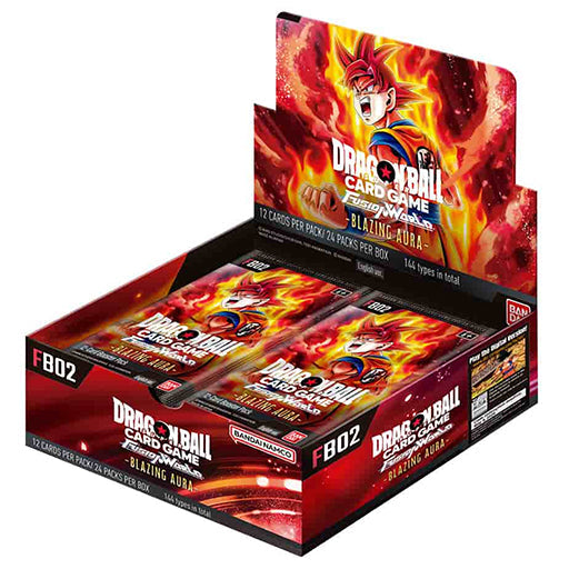 Booster Box Blazing Aura | Fusion World FB02 | DRAGON BALL | Inglés