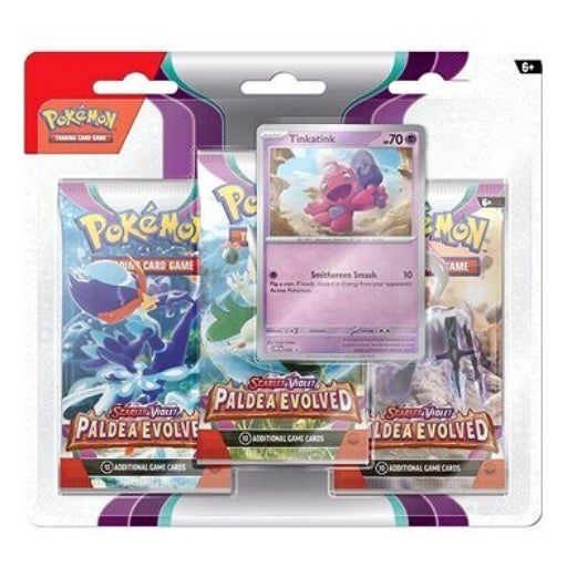 Blister 3 Sobres Paldea Evolved | POKÉMON | Inglés