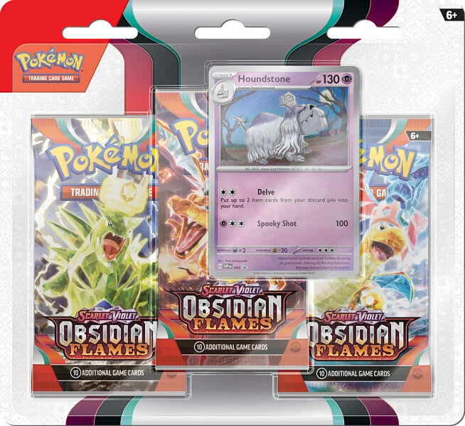 Blister 3 Sobres Obsidian Flames | POKÉMON | Inglés