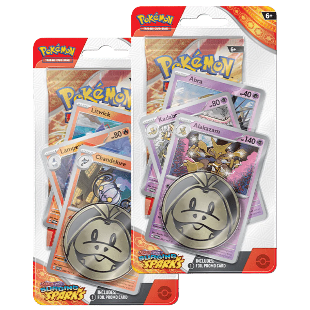 Premium Checklane Blister Surging Sparks | POKÉMON | Inglés