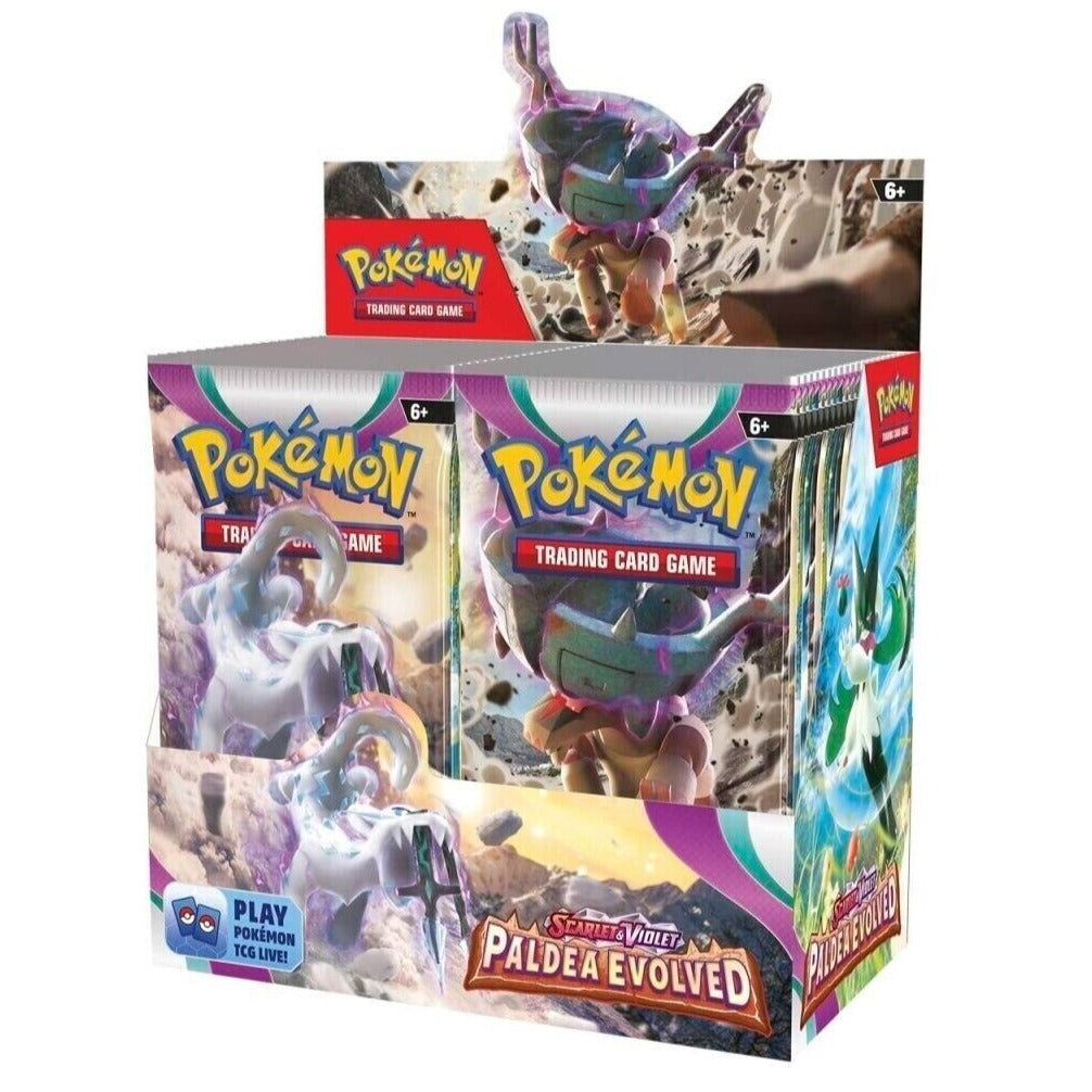 Sobre booster box Paldea Evolved | POKÉMON | Inglés