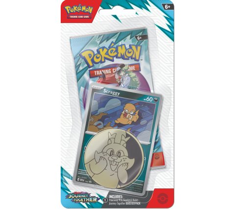 scraggy Checklane Blister Journey Together | POKÉMON | Inglés