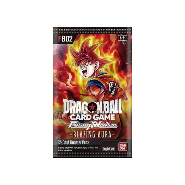 Booster Box Blazing Aura | Fusion World FB02 | DRAGON BALL | Inglés