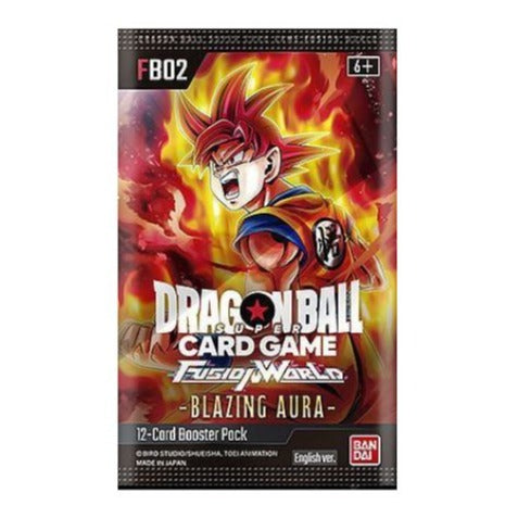 Sobre Blazing Aura | Fusion World FB02 | DRAGON BALL | Inglés