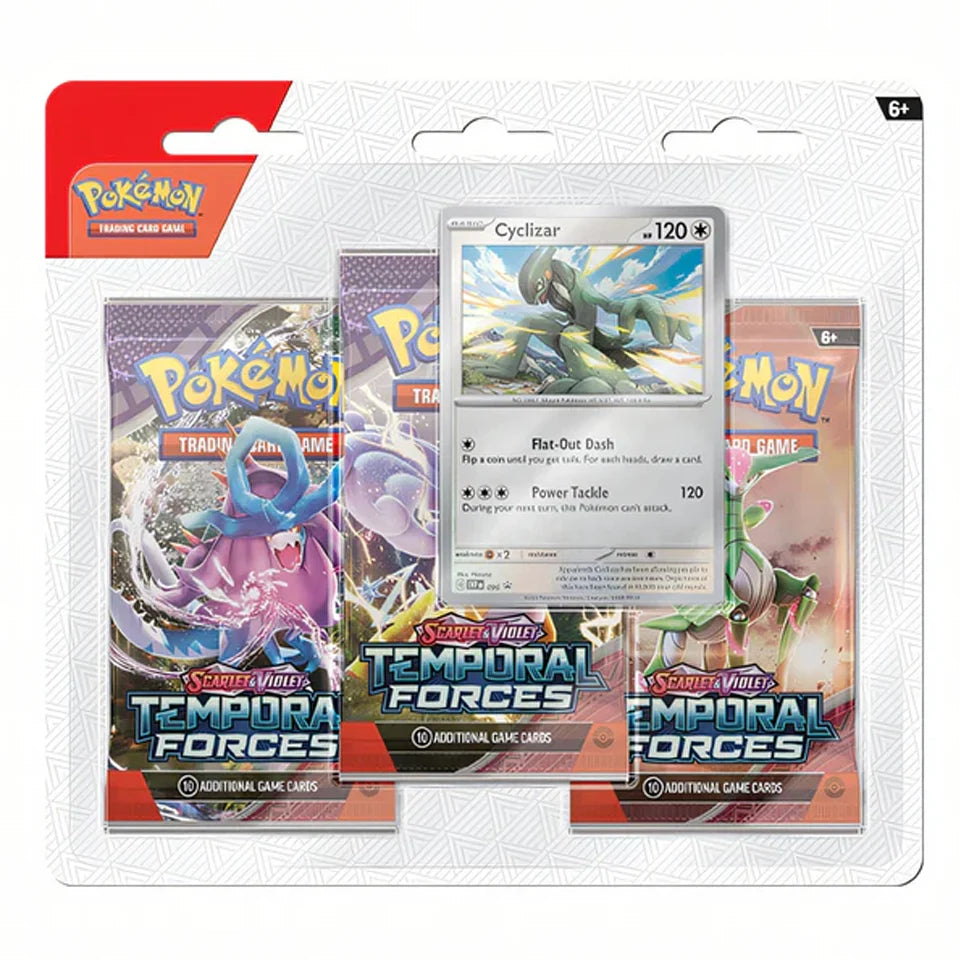 Blister 3 Sobres Temporal Forces | POKÉMON | Inglés cyclizar